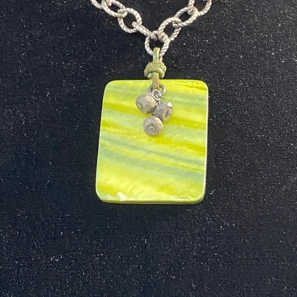 SILPADA Mother of Pearl Pyrite 925 Necklace - Picture 2 of 11